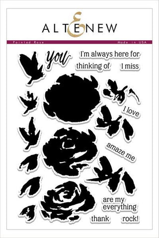 Painted Rose Stamp Set