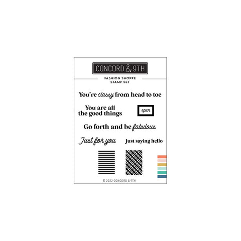 Fashion Shoppe Stamp Set 3 x 4