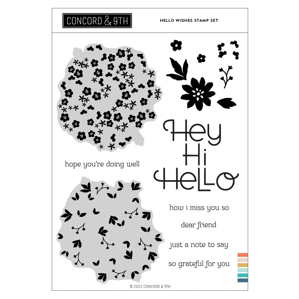 Hello Wishes Stamp Set (6x8)