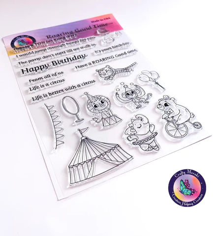 Roaring Good Time Stamp Set*