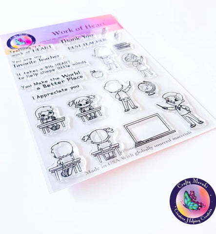 Work of Heart Stamp Set*