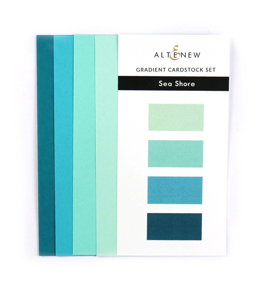 Gradient Cardstock Set - Sea Shore