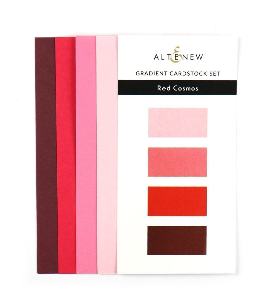 Gradient Cardstock Set - Red Cosmos