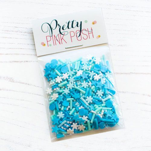 Winter Snowflakes Clay Confetti