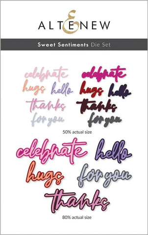 Sweet Sentiments Die Set