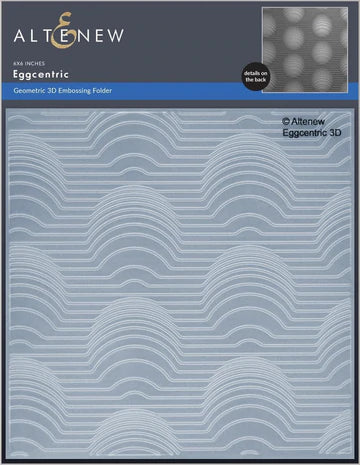 Eggcentric 3D Embossing Folder