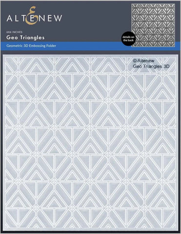 Geo Triangles 3D Embossing Folder