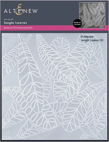 Jungle Leaves 3D Embossing Folder