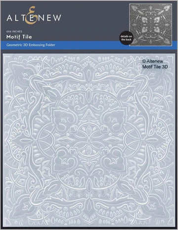 Motif Tile 3D Embossing Folder