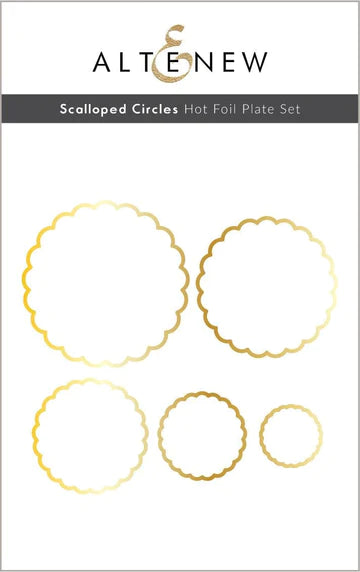 Scalloped Circles Hot Foil Plate Set