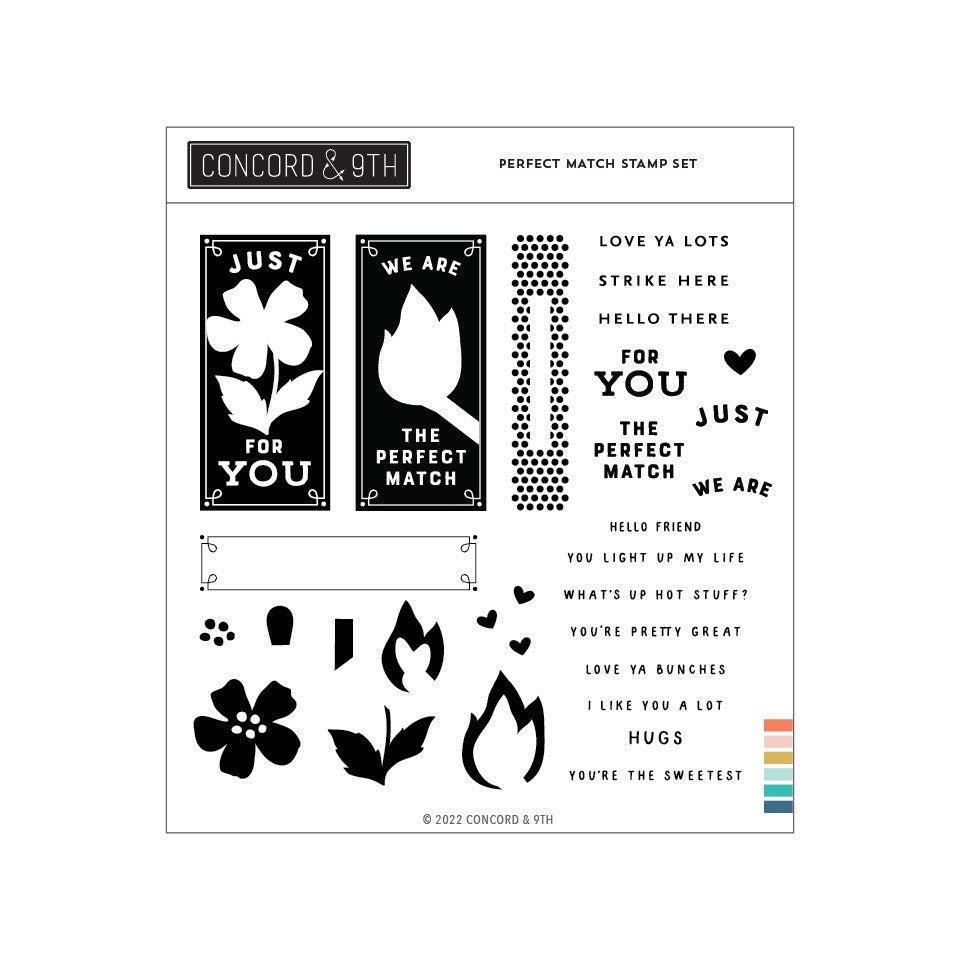 Perfect Match Stamp Set 6 x 6