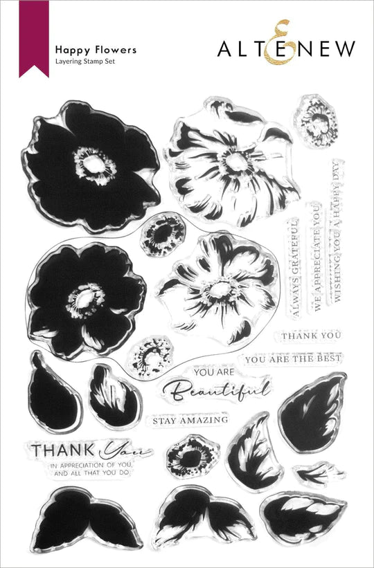 Happy Flowers Stamp Set