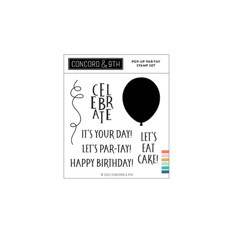 Pop-Up Par-Tay Stamp Set 4x4